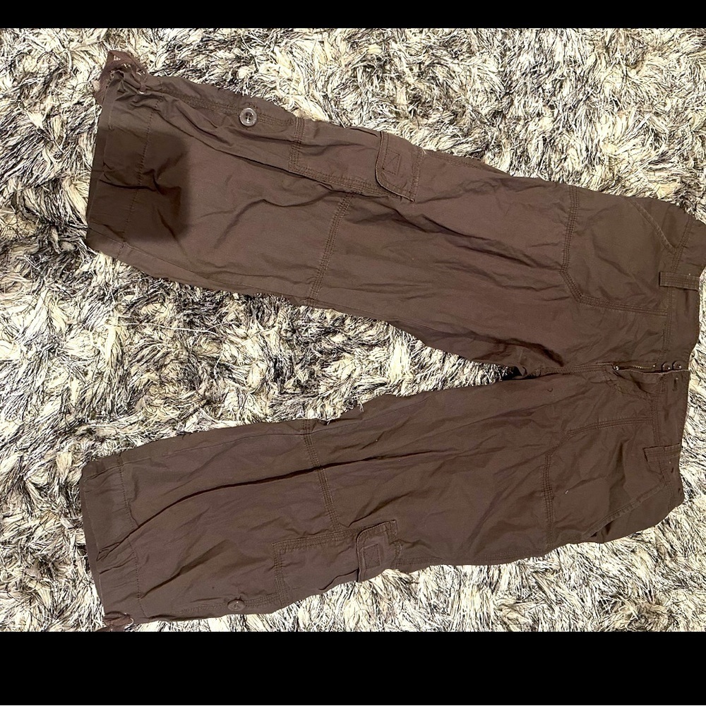 Vintage style Capri cargo shorts Sz M
